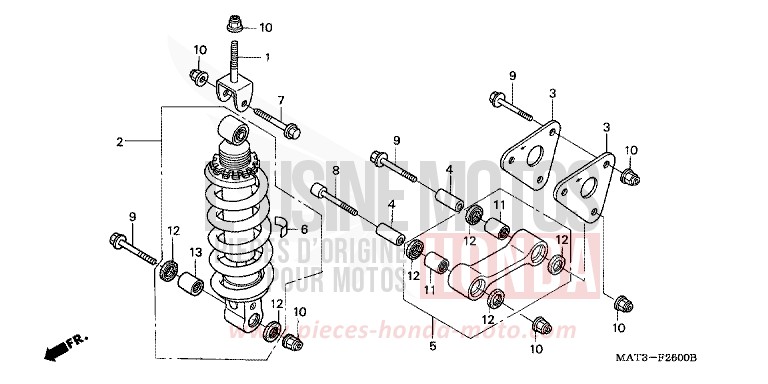 KISSEN, HINTEN von Super Blackbird TITANIUM METALLIC (YR183) von 1997